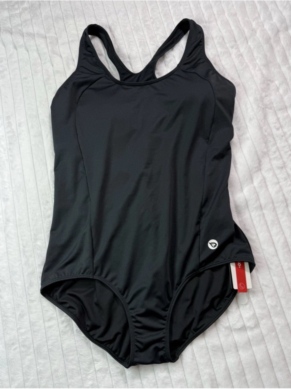 Baleaf Black Athletic One-Piece Swimsuit